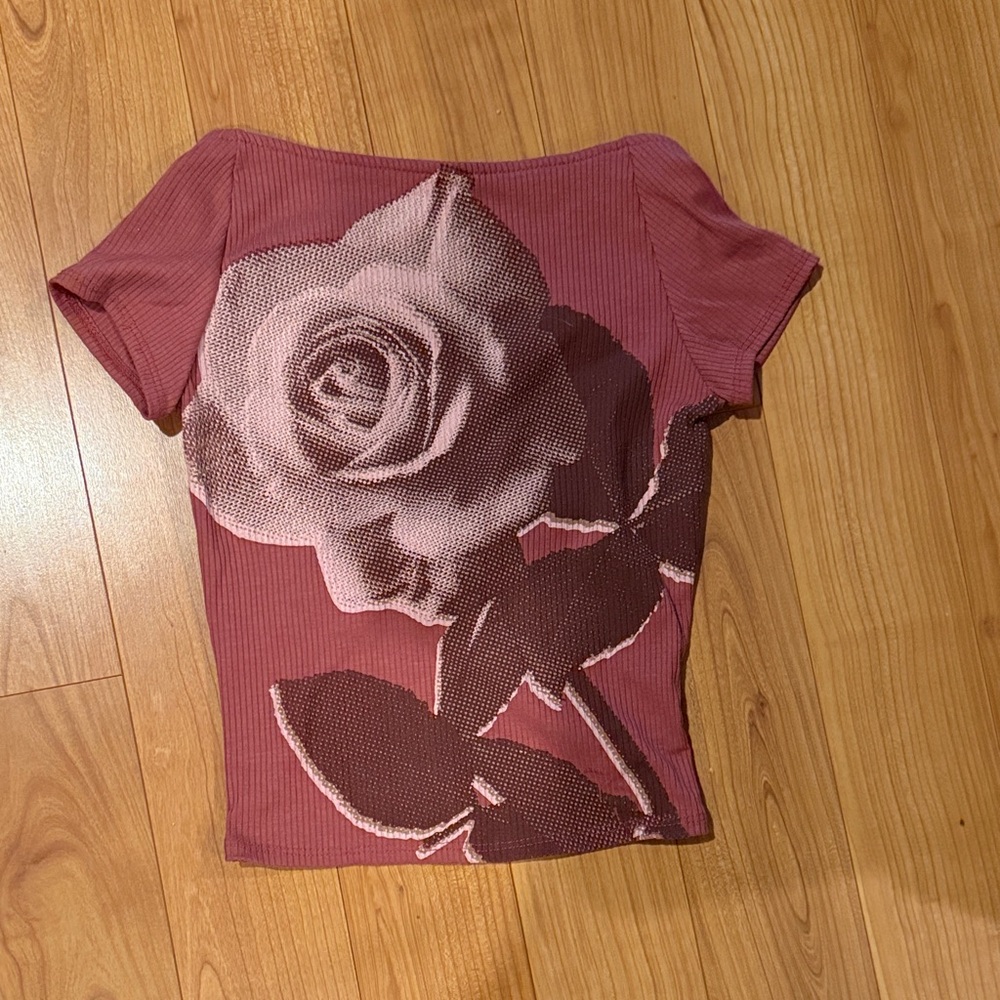 Urban Outfitters Floral Pink Women's Top